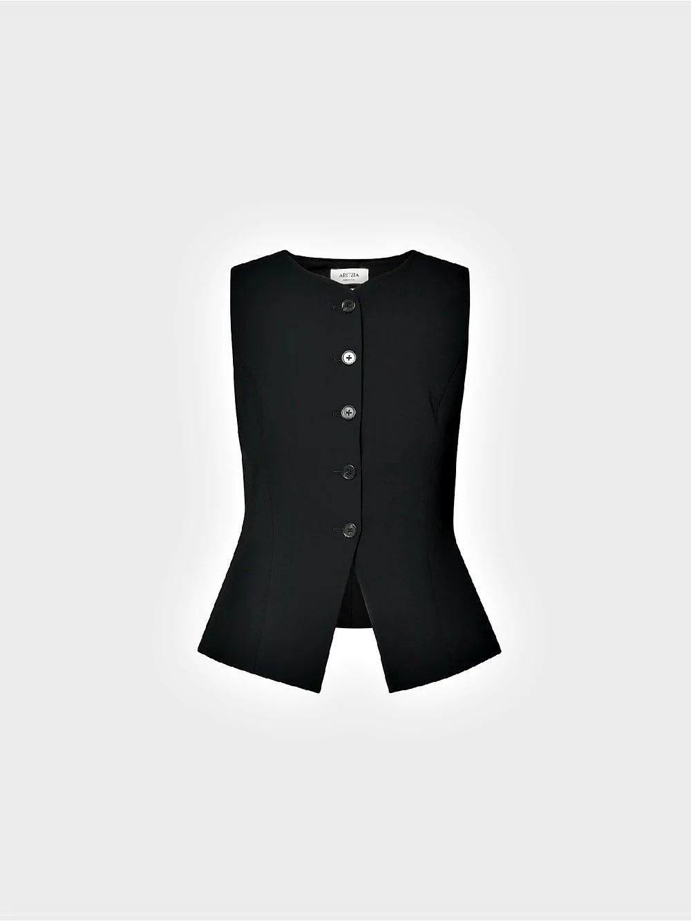 ARITZIA Wilfred Regal Vest size 4 Black Like New
